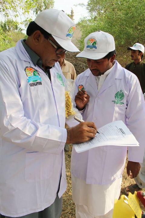 The tagging team in Sindh has been trained